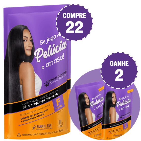 Kit Compre 22 e Ganhe 2 Henês Pelúcia Pouch Forte KIT