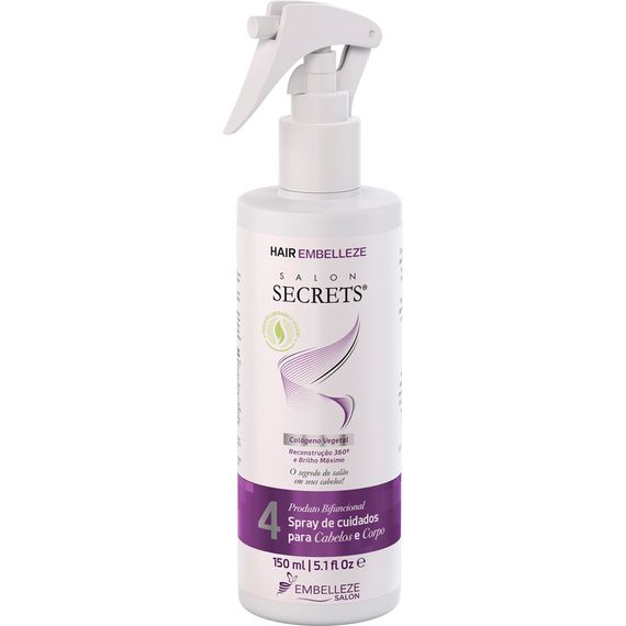 Spray-Cuidado-Cabelo-e-Corpo-Salon-Secrets-Colageno-Vegetal-150ML
