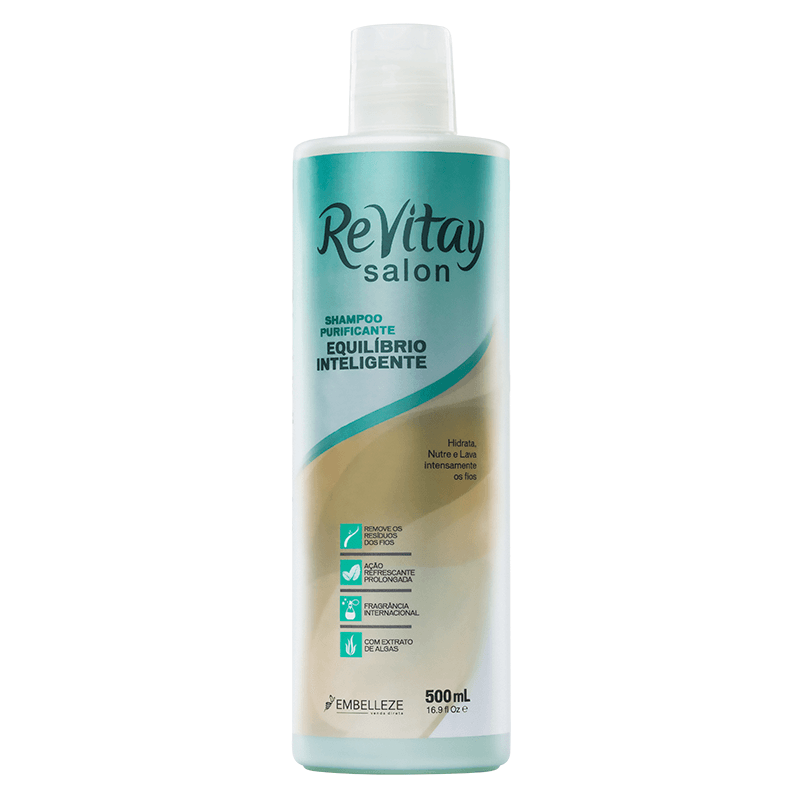Shampoo Anti- Resíduos Purificante ReVitay Salon 500ML
