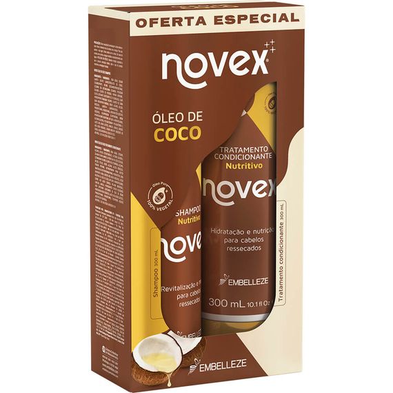 Shampoo e Condicionador Novex Óleo de Coco KIT