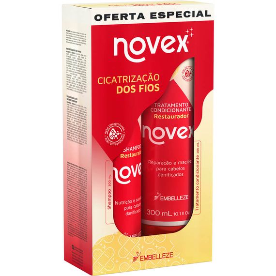 Shampoo e Condicionador Novex Cicatrização dos Fios U