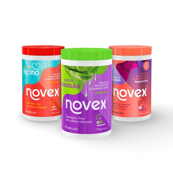 Kit-Novex-Doctor-Ricino---Super-Babosao---Infusao-de-Colageno-KIT Kit-Novex-Doctor-Ricino---Super-Babosao---Infusao-de-Colageno-KIT