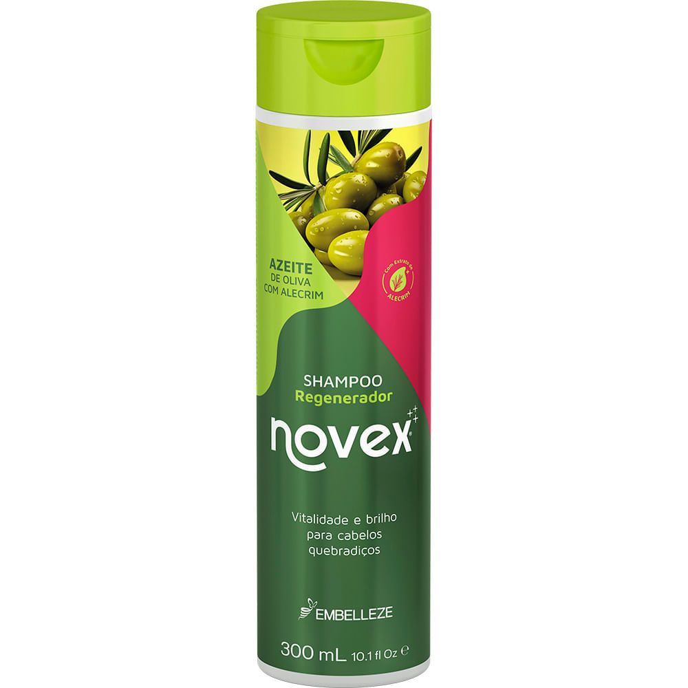 Shampoo de Hidratação Novex Azeite de Oliva e Alecrim 300ML 300ML