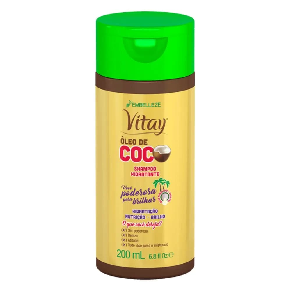 Shampoo Novex Óleo de Coco 200ML