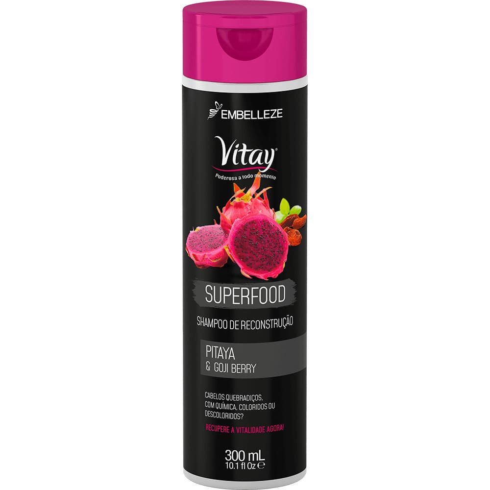 Shampoo Novex Superfood Pitaya e Gojiberry 300ML 300ML