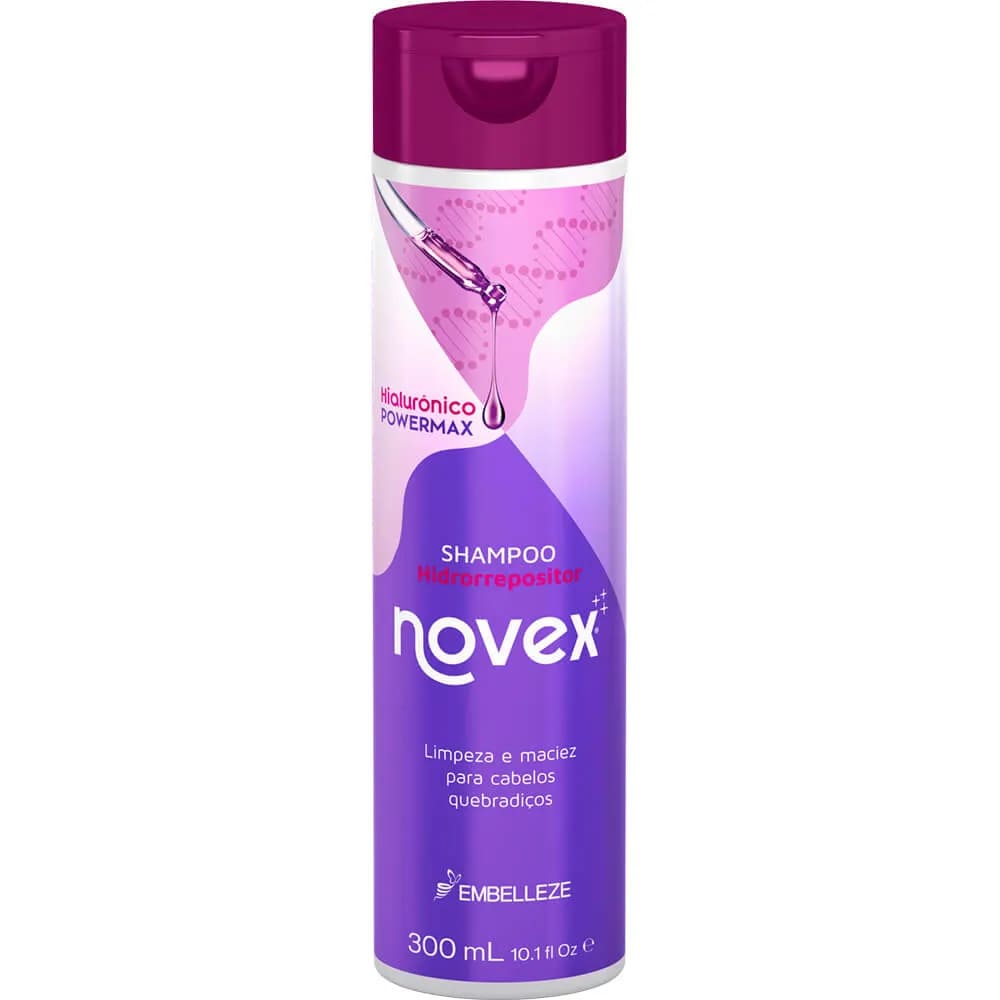 Shampoo Novex Hialurônico PowerMax Harmonização Capilar 300ML