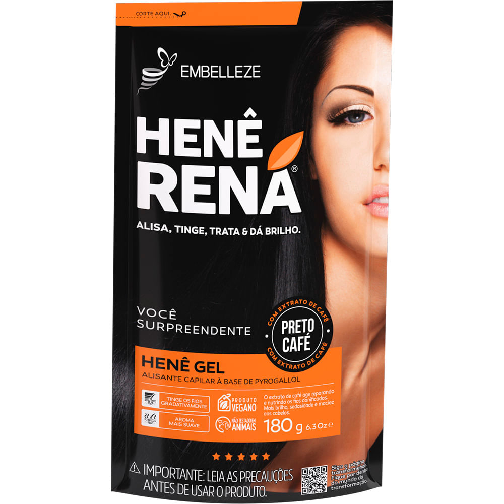 Henê Rená Preto Café: Alisamento e Tintura | Embelleze | Transforme-se ...