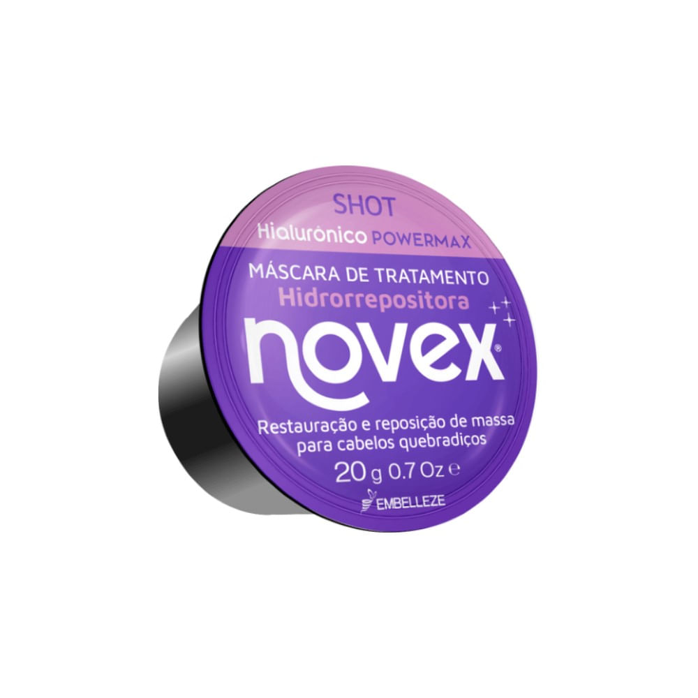 Máscara de Tratamento Novex Shot Hialurônico PowerMax 20G