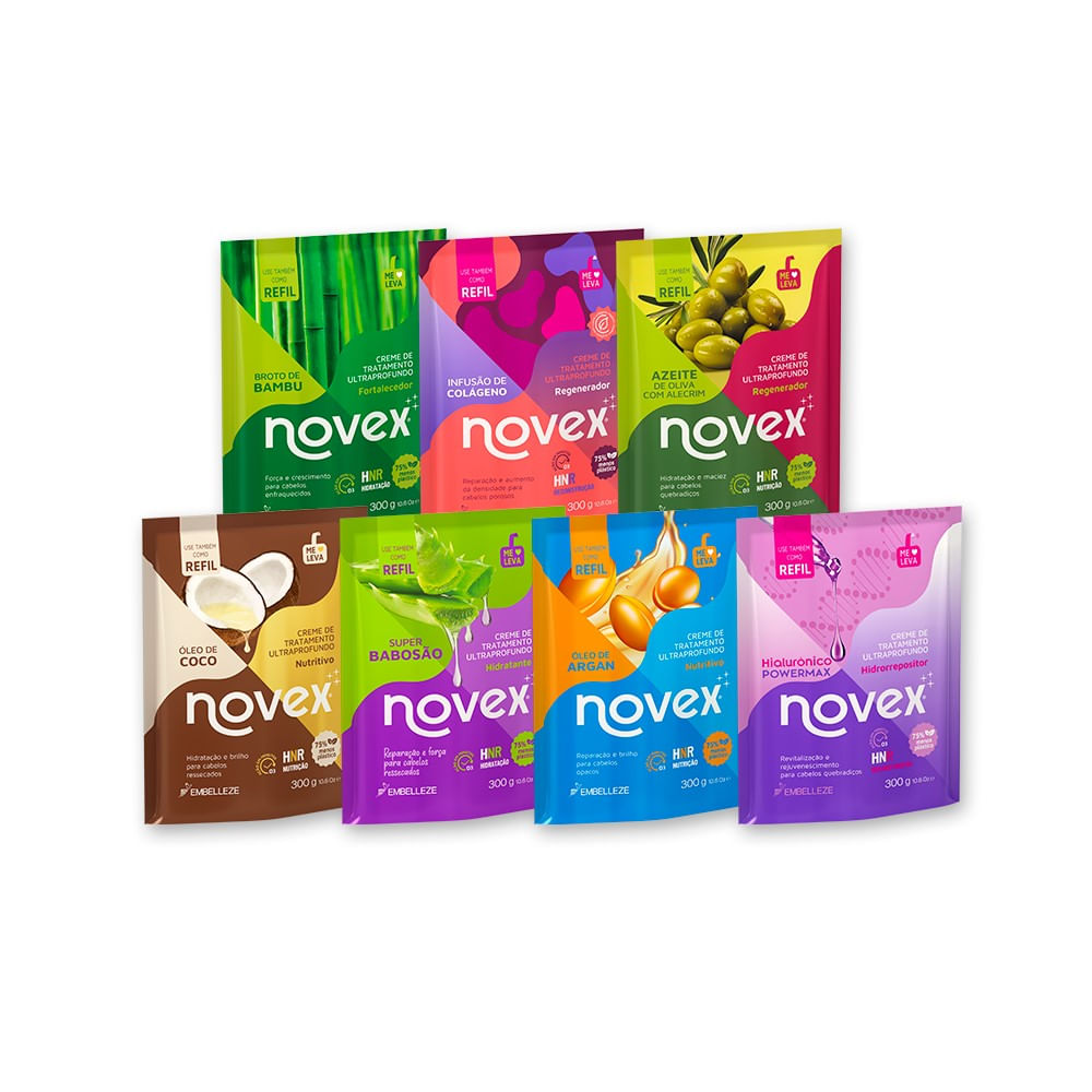 Kit Novex Refil Creme de Tratamento KIT