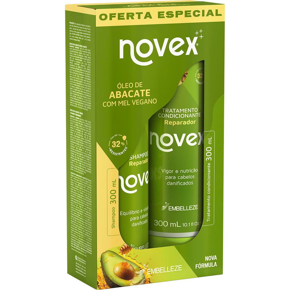 Novex_cartucho_kit_shampoo_tratamento_condicionante_oleo_de_abacate_300ML