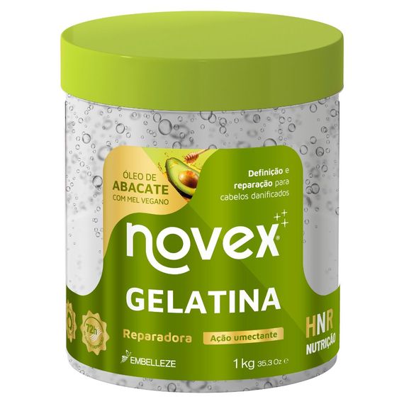 GELATINA-NOVEX-OLEO-DE-ABACATE-COM-MEL-VEGANO GELATINA-NOVEX-OLEO-DE-ABACATE-COM-MEL-VEGANO