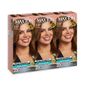 Kit 3 Tinta de cabelo Maxton Delícias Marrom Caramelo 7.37